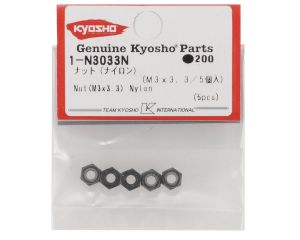 Kyosho 1-N3033N Porca de Nylon Fina 3x3,3mm  (5)