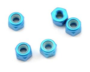 Kyosho 1-N3043NA-B Porca de alumínio  3x4.3mm (azul) (5)