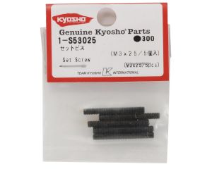 Kyosho 1-S53025Parafuso Allen sem cabeça 3x25mm (5)