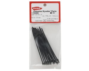 Kyosho 1700Bk Cinta Braçadeira Nylon Enforca Gato 10cm 18Un