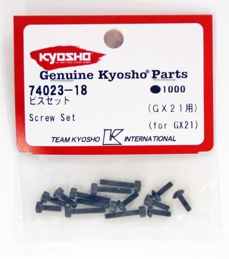  Kyosho 74023-18 Parafusos do Motor GX21