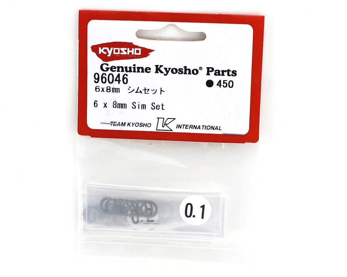 Kyosho 96046 Arruelas de calços SHIM  6X8X0.1/0.2/0.3 10 