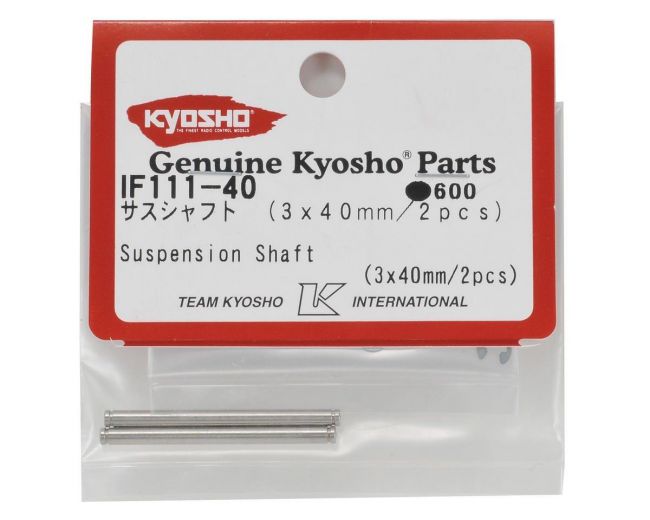 Kyosho IF111-40 Suspension Shaft 3X40 Mm 2 Peças