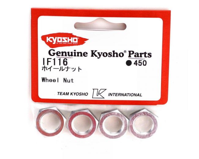 Kyosho IF116  Porcas de roda Kyosho 17mm (prata)