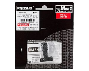 Kyosho MZW404 Placas de suspensão traseira Carbono Mini-Z MR-03 RM