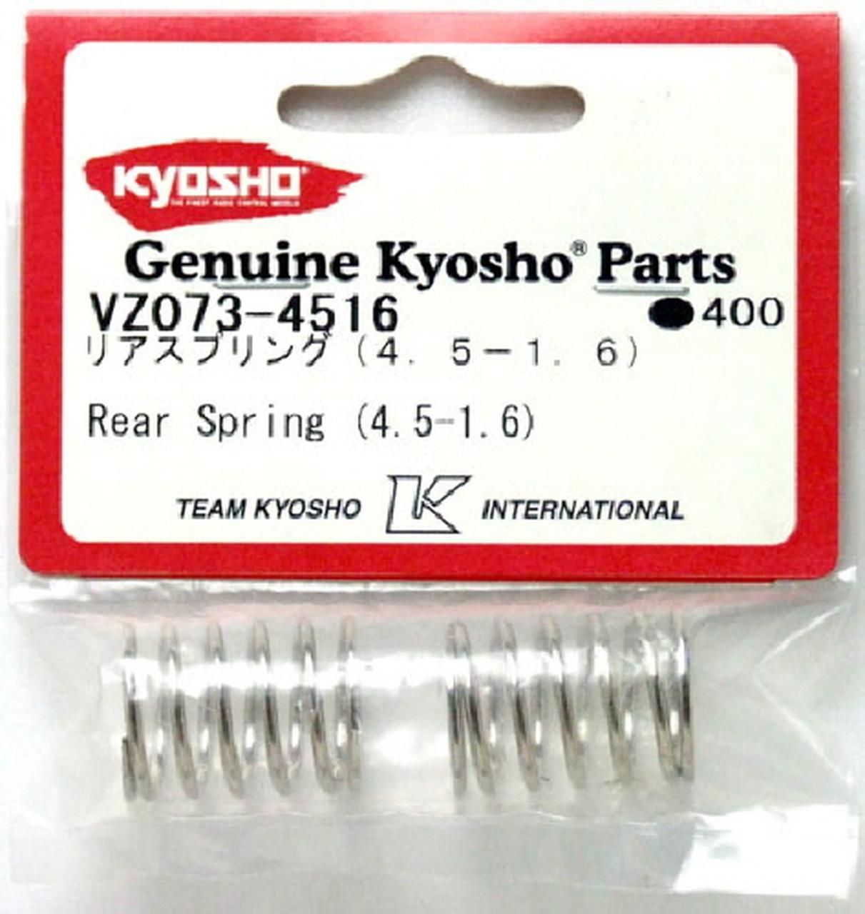 Kyosho VZ073-4516  Mola do Amortecedor Traseiro 4X1.6mm Rrr Fw-05 5S T Siii