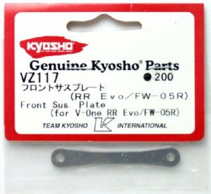 Kyosho Vz117 Placa Suspensao Dianteira Front Sus Plate para V-One RR Evo / FW-05R