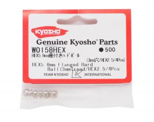 Kyosho W0158HEX Bola Rigida Flange orifício de 3mm 