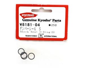 Kyosho W5181-04 O-rings - Anéis de vedação de Amortecedor (4) (ZX-5)