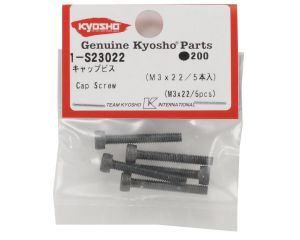 Kyosho1391 Parafuso Allen cabeca cilíndrica  3X22Mm (5) Reposição 1- S23022