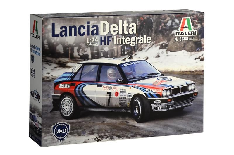 Lancia Delta Hf Integrale 1/24 Kit De Montar Italeri 3658