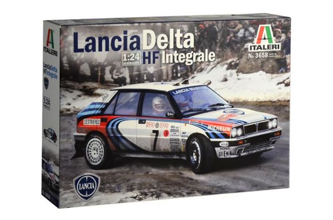 Lancia Delta Hf Integrale 1/24 Kit De Montar Italeri 3658