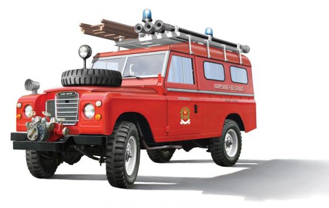 Land Rover Fire Truck (bombeiro) - 1/24 Kit de Montar  Italeri 3660