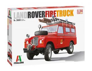 Land Rover Fire Truck (bombeiro) - 1/24 Kit de Montar  Italeri 3660