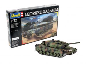 Leopard 2 A6M Tanque - 1/72 kit Para Montar Revell 03180 