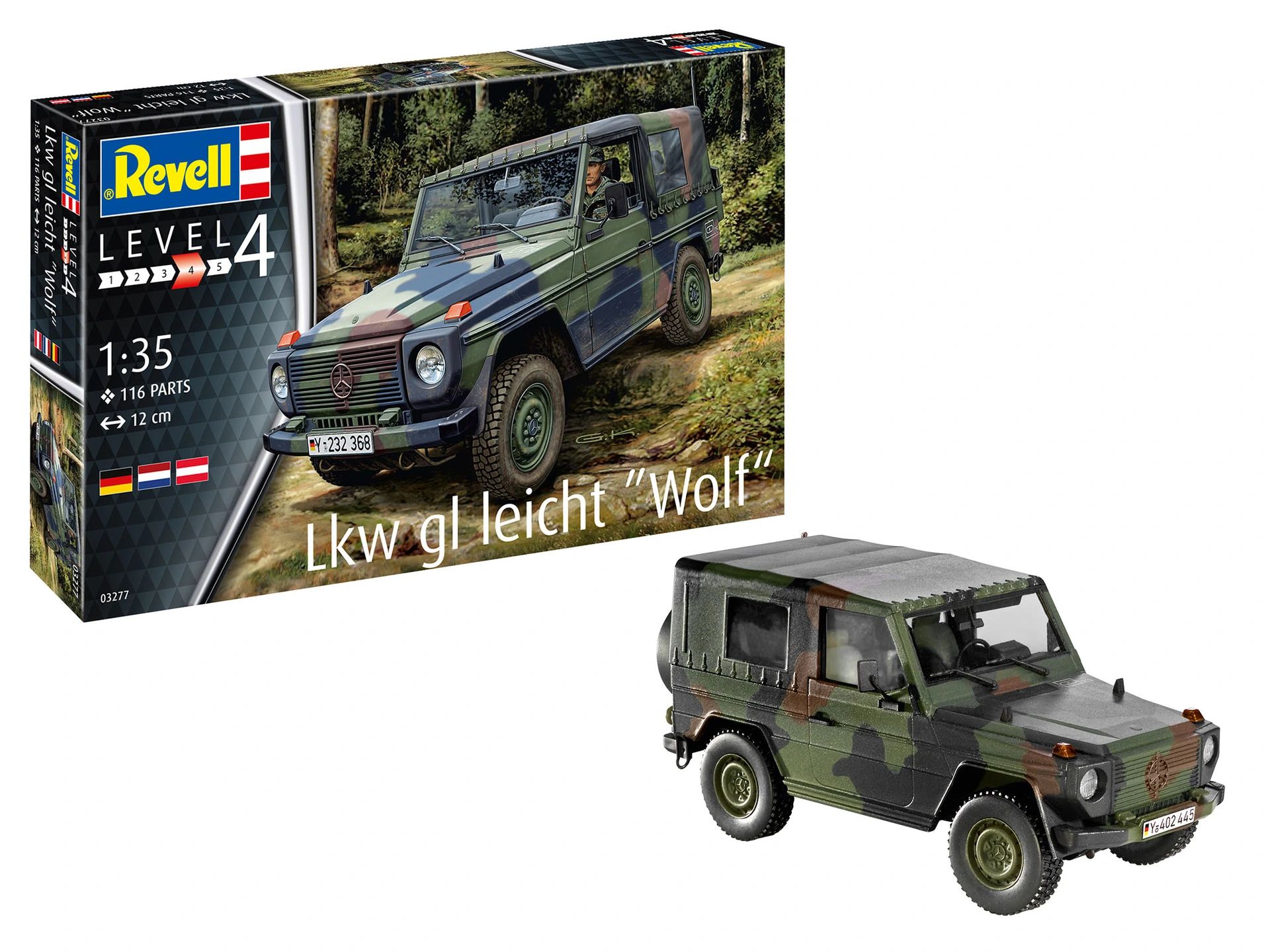 Lkw gl leicht Lobo 1/35 Kit Para Monta Revell 03277