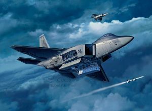 Lockheed Martin F-22A Raptor 1:72 Kit Para Montar Revell 03858 