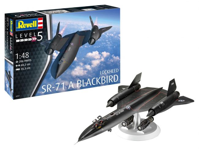 Lockheed SR-71 A Blackbird 1/48 Kit de Montar Revell 04967