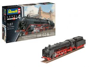 Locomotiva Express BR 02 e Tender 2'2'T30 1/87 Kit de Montar Revell 02171