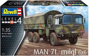 MAN 7t Milgl Military Truck  kit 1:35 Para montar Revell 03291