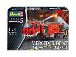 Mercedes-Benz 1625 TLF 24/50 1/24 Bombeiro Kit Montar Revell 07516