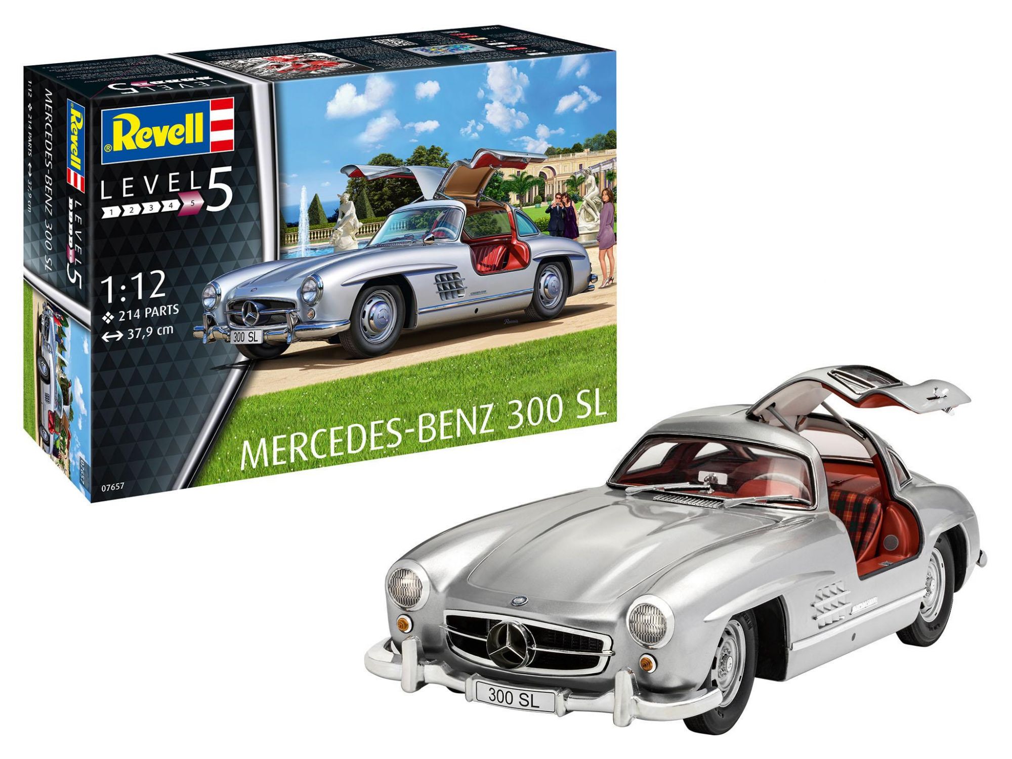 Mercedes Benz 300 Sl 1/12 Kit De Montar Revell 07657