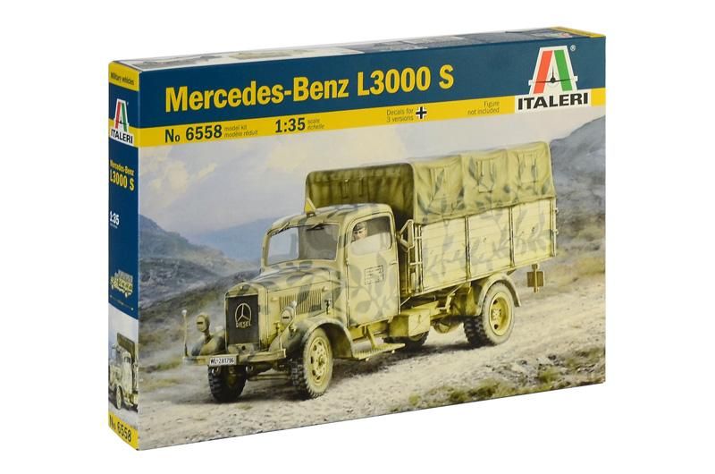 Mercedes Benz L3000 S 1/35 Kit De Montar Italeri 6558