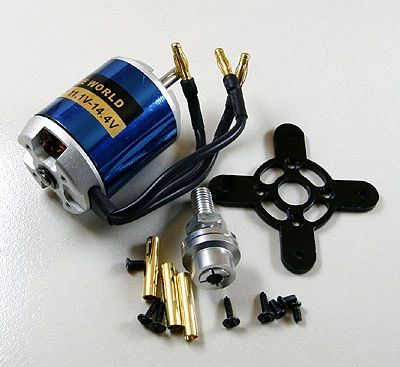 Motor Brushless Outrunner MAX BL2820 (920KV) 4S Lipo 12x4 hélice