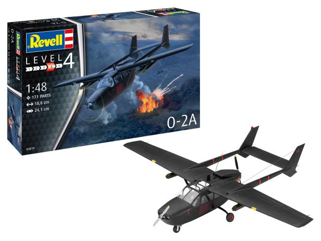 O-2A Cessna Skymaster - 1/48 Kit de  Montar Revell 03819