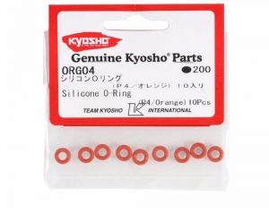 O-ring Silicone Laranja Kyosho ORG04  