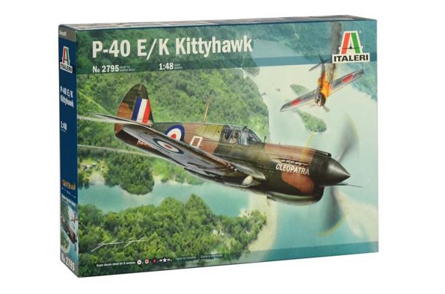 P-40 E/K KITTYHAWK 1/48 Kit Para Montar Italeri 2795