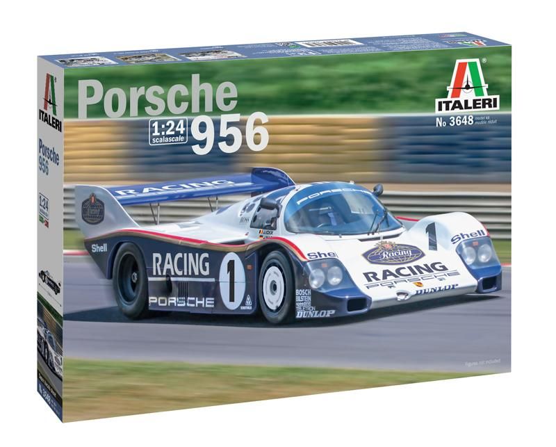 PORSCHE 956 1/24 kit Para Montar Italeri 3648