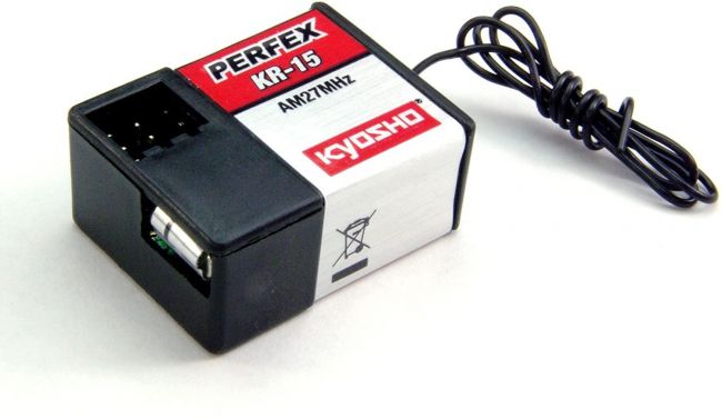 Receptor 2 canais 27MHz Perfex Kr-15 (Lazer) Kyosho 82231 