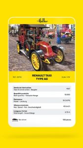 Renault Táxi Tipo AG 1/24 Kit de Montar Heller 30705