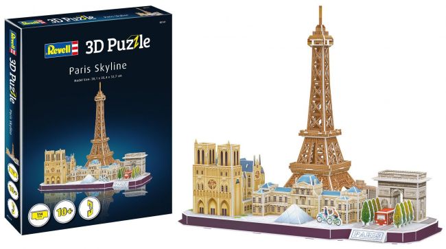 Revell 00141 Quebra-Cabeça 3D Paisagens De Paris - 3D Puzzle - 38Cm