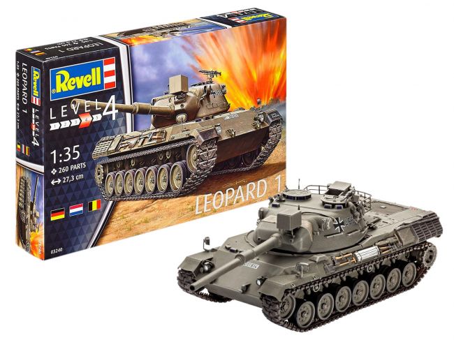 Revell 03240 Tanque Leopard 1 - 1/35 Kit Para Montar