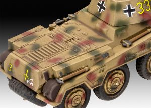 Revell 03298 First Diorama Set - Sd.Kfz. 234/2 Puma - 1/76 Kit Para Montar 