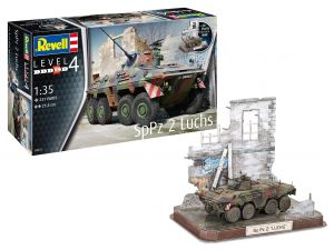 Revell 03321 SpPz2 Luchs & 3D Puzzle Diorama - 1/35 Kit Plastico para montar