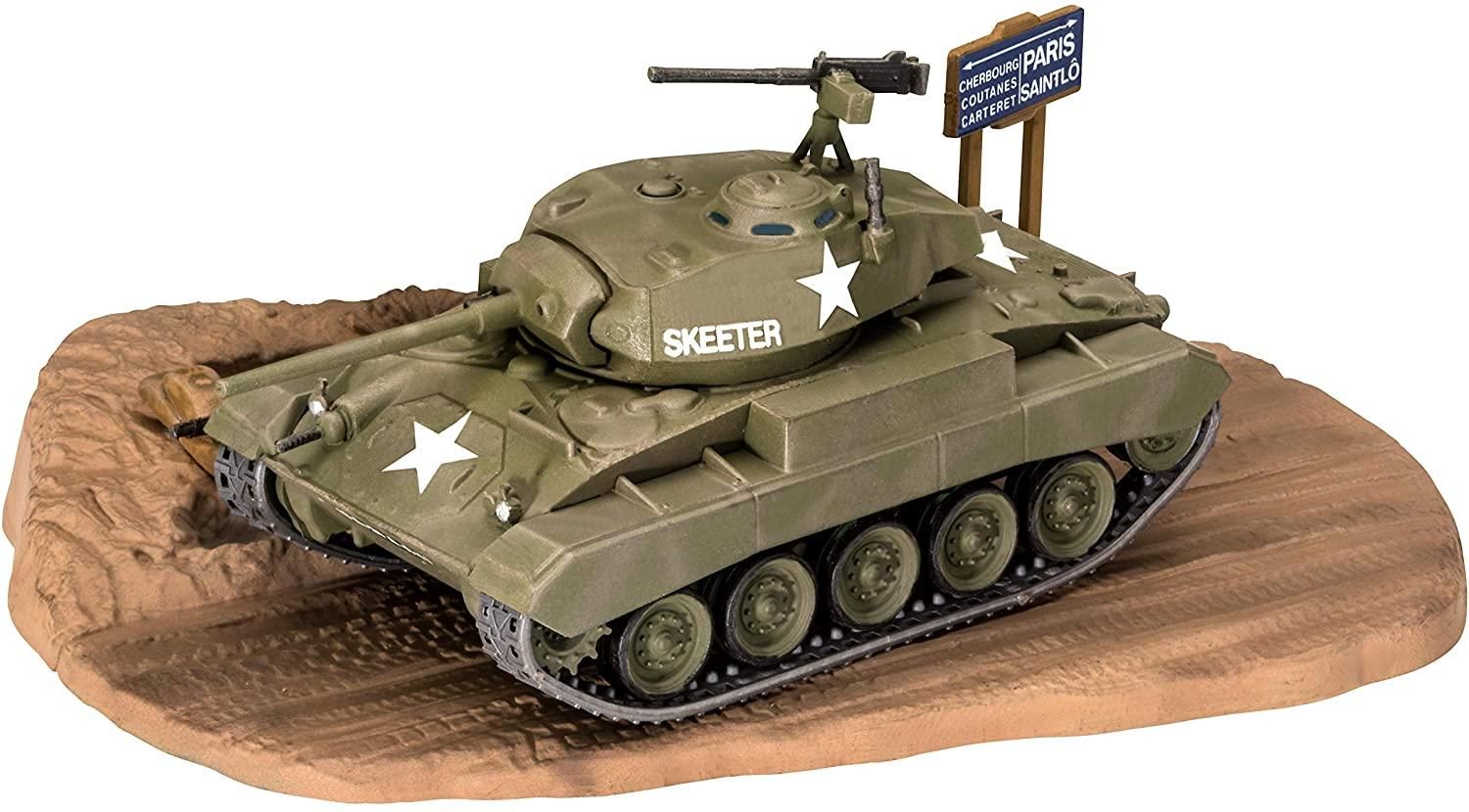 Revell 03323 M24 Chaffee - 1/76 Kit Para Montar