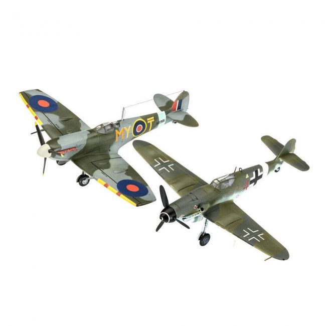 Revell 03710 Messerschmitt Bf109G-10 e Spitfire Mk.V 1/72