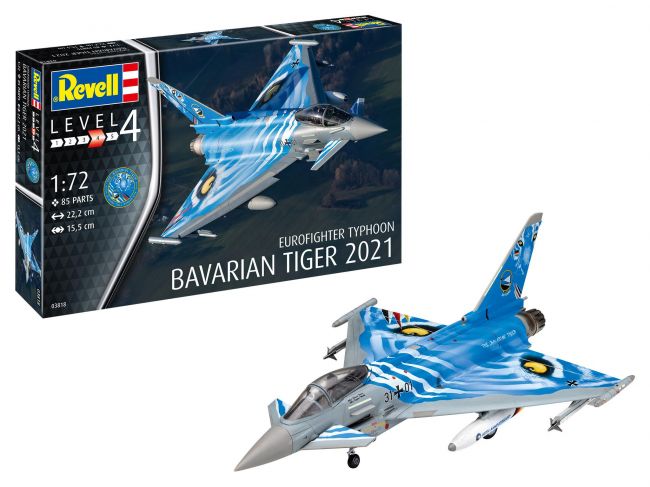 Eurofighter Typhoon The Bavarian Tiger 2021 Kit de Montar Revell 03818