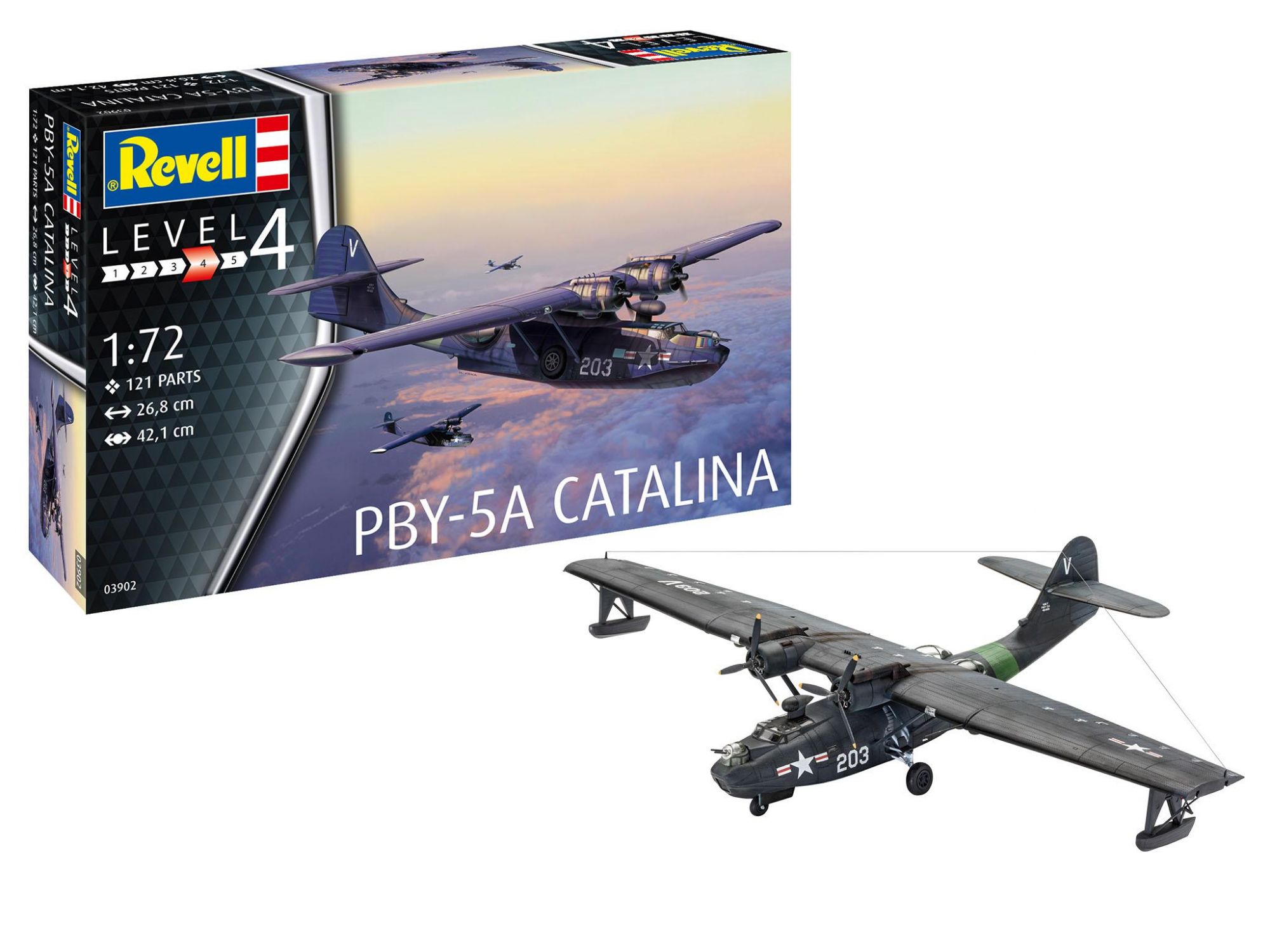 Revell 03902 PBY-5A Catalina - 1/72 Kit Para Montar