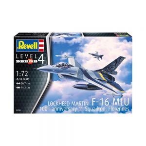 Revell 03905 Lockheed Martin F-16 Mlu 100Th Anniversary - 1/72 Kit Para Montar