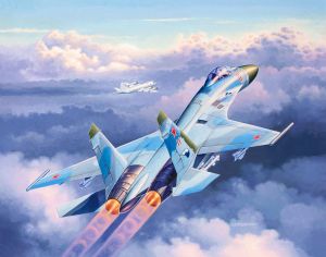 Revell 03948 Suchoi Su-27 Flanker - 1/144 kit Para Montar