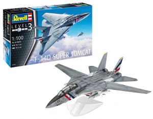 Revell 03950 F-14D Super Tomcat - 1/100 Kit Para Montar