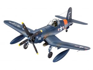 Revell 03955 Caça F4u-4 Corsair 1/72 Kit Para Montar