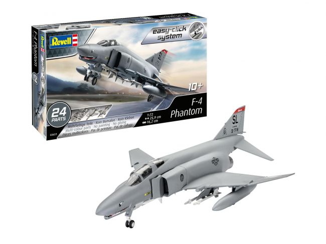 Revell 03651 Easy-Click F-4 Phanton - 1/72 Kit Para montar