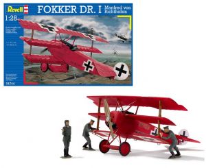 Revell 04744 Fokker DR.I - 1/28 Kit Para Montar 