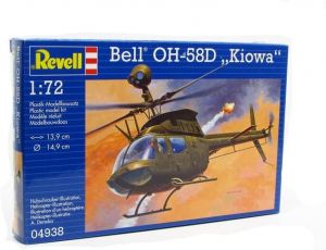 Revell 04938 Bell Oh-58D 11 Kiowa 11 - 1/72  Kit Para Montar