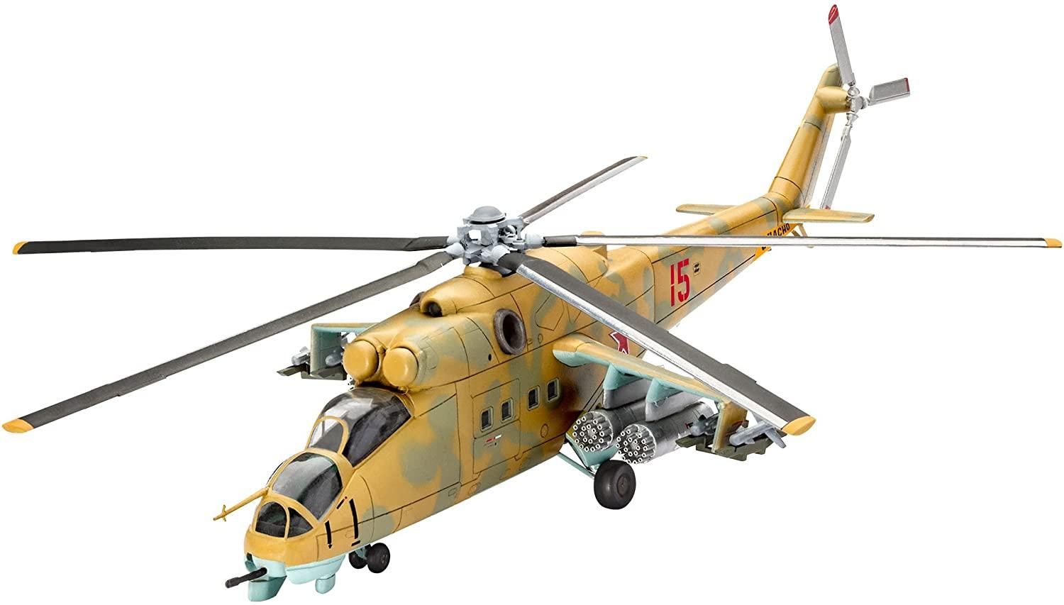 Revell 04951 Mil Mi-24D Hind Soviétivo (1980) - 1/100 kit Para Montar 